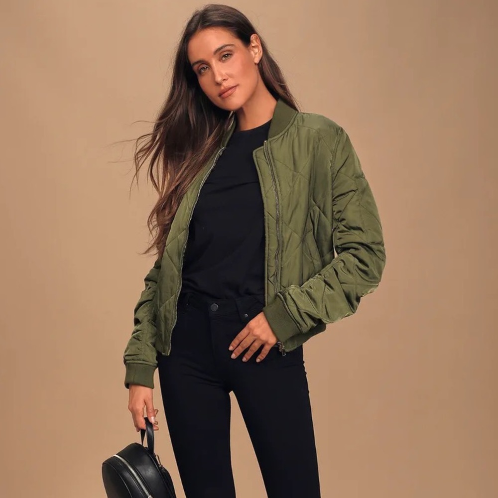 Lulu’s Style Expedition Quilted Bomber Jacket